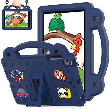 Imagem de QYiiD Capa infantil para Lenovo Tab P11 Pro Gen 2 / Lenovo Pad Pro 2022 capa de 11,2 polegadas, capa infantil à prova de choque de corpo inteiro leve EVA, alça de ombro dobrável com alça de ombro,