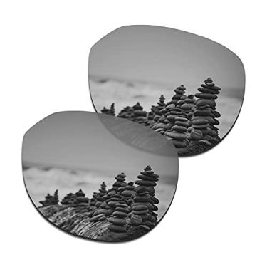 Imagem de SmartVLT Lentes de substituição masculinas de titânio prata para óculos de sol Oakley Latch Key L OO9394