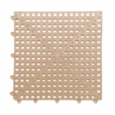 Imagem de Piso Modular Acquakap Kapazi 30x30cm – Kit com 6 Peças Bege | Ideal para Áreas Úmidas