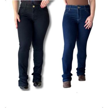 Imagem de Kit 2 Calças Jeans Feminina Nossa Terra Country
