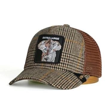 Imagem de Boné de urso bordado chapéu de inverno para homens e mulheres boné ajustável snapback, Café 717d, Tamanho Único