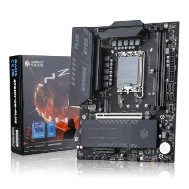 Imagem de Placa-mãe B760M D5 PLUS LGA 1700 Intel M-ATX B760 DDR5 (LGA 1700/ Intel/ B760/ M-ATX/ DDR5/ 3* M.2/PCIe 4.0/USB 3.2 Gen 2 Type-C/2.5GbE LAN/Placa-mãe para jogos)