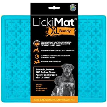 Imagem de LICKIMAT Tapete X Large Breed Buddy Dog LickiMat, Alimentador Lento, Alternativa para Aliviar a Ansiedade, Tigela de Alimentação Lenta