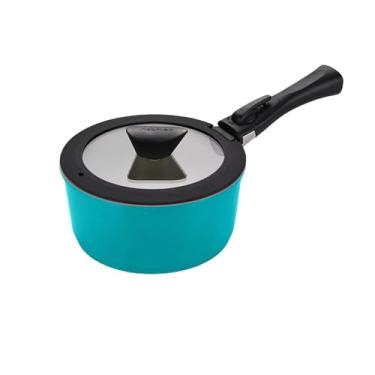 Imagem de Conjunto de panelas de cerâmica antiaderente removível para panquecas de ovos, frigideira para bife, panelas de presunto, cafeteira de café da manhã, panelas de indução, B 20CM