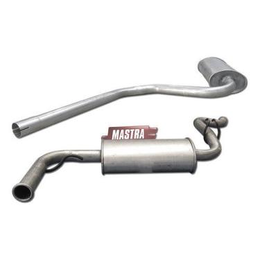 Imagem de Kit Escape Abafador +traseiro Fiat Uno 1.5 8v 92 93 94 95 96 - ScapJá