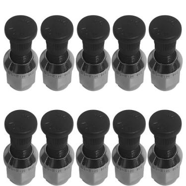 Imagem de Kit 10 Porcas E Parafuso De Roda Tra Ecosport Fiesta Logus - ZM, M12-1