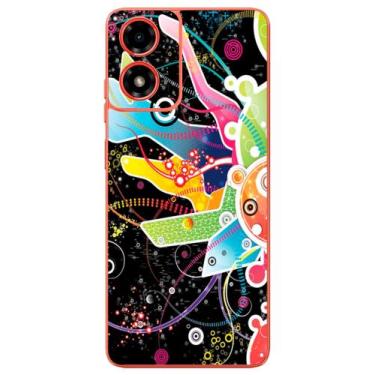 Imagem de Capa Adesivo Skin058 Verso Para Motorola Moto G04S (2024) - KawaSkin