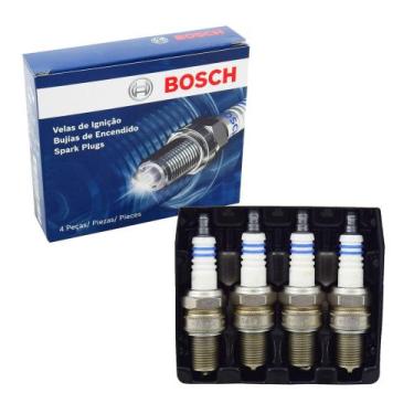 Imagem de Jogo com 4 velas de ignição WR5C+ Corsa / Celta / Prisma  - Bosch F000