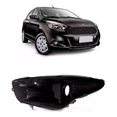 Imagem de Carcaça Farol Ford Ka 2019 A 2022 - Lado Esquerdo (Motorista) - RF