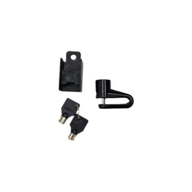 Imagem de Cadeado Trava Disco Moto Freio Antifurto Universal - AWA, Preto