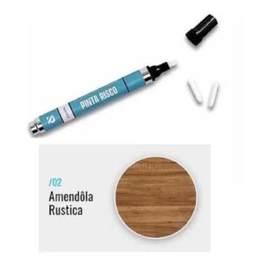 Imagem de Caneta Para Retoque E Reparo Em Mdf Madeira Plástico Pvc - Pinta Risco