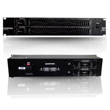 Imagem de Equalizador Gráfico 31 Bandas 2 Canais Profissional Bivolt - SOUNDVOIC