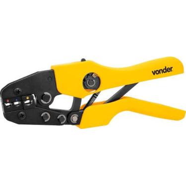 Imagem de Alicate Prensa Terminal Ap056 Com Catraca 0,5mm² À 6,0mm² Pa - Vonder