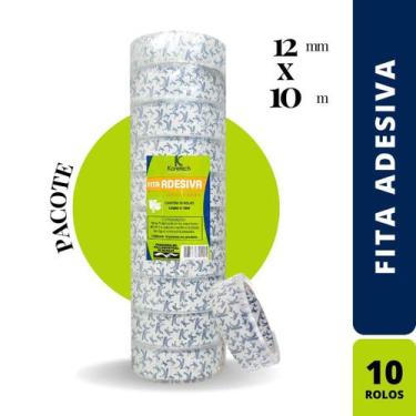 Imagem de Fita Adesiva Transparente Tamanho:12X10M Pc Com 10 Rl - Koretech