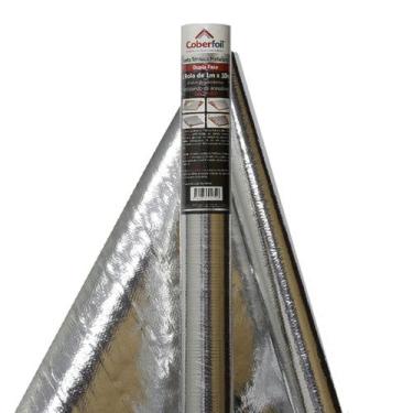 Imagem de Manta Térmica Metalizada Dupla Face 1m x 10m2 Telhado Sub Cobertura Re