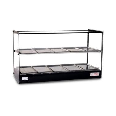 Imagem de Estufa Vitrine Quadrada Dupla Salgados 10 Bandejas EVR Titã - Tita, 11