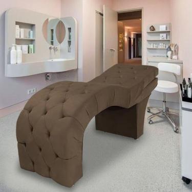 Imagem de Maca Estética Estofada Reclinável Ergonômica Suede Vanessa - Black Hou