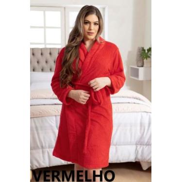 Imagem de Roupão De Banho Microfibra Camesa Unissex Cores Adulto Único - Enxovai