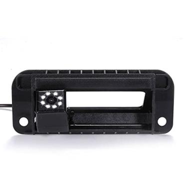 Imagem de Visão noturna de 8 LEDs: câmera de visão traseira com interruptor, grande angular à prova d'água, substituição para Mercedes Benz W204 S204 C-Klasse W212 C180 C200 C260