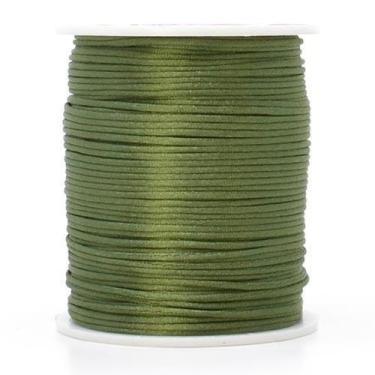 Imagem de Cordão de Cetim Rabo de Rato 2,5mm 50 Metros - Círculo, 5368 MILITAR