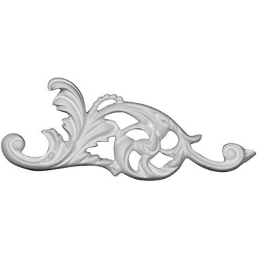 Imagem de Ekena Millwork ONL06X02X01CH-R 14 cm L x 6 cm A x 0,6 cm P Chateau Onlay, Direita, Primed de Fábrica Branco