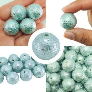 Imagem de Aqui até 15 peças de miçangas 20mm p/ colar pulseira bijuteria brinco 