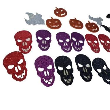 Imagem de Halloween mini figuras terror em EVA glitter 24un Decoração - Lynx Pro