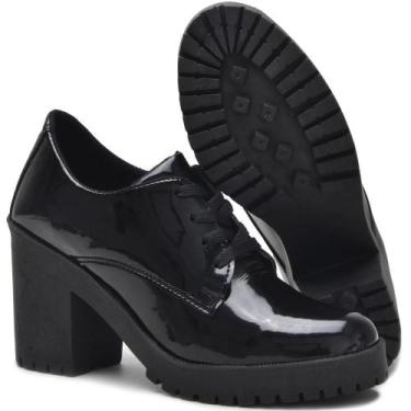 Imagem de Sapato Feminino Oxford Feminino Sola Tratorada Pimpinella Direto da Fa