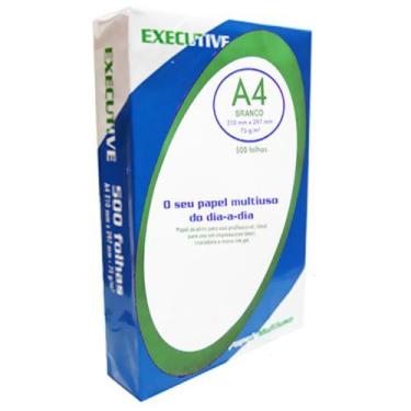 Imagem de Papel Sulfite A4 Branco 75gr 210x297mm pct 500 Folhas Executive