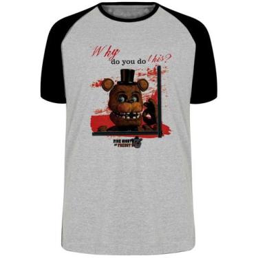 Imagem de Camiseta Five Nights at Freddy's Toy Freddy Blusa Plus Size extra gran