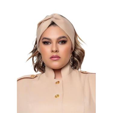 Imagem de Touca Turbante Feminina Eva Bege - Gardenia Jalecos