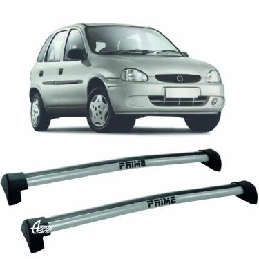 Imagem de Rack Teto Aluminio Prime Corsa 4Pts 00/ 04 Prata Pr010