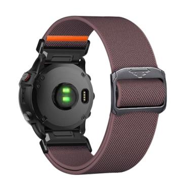 Imagem de Pulseiras Esportiva Compatíveis com Garmin Fenix 5X GPS/Fenix 5X Puls Macio Nylon de Elásticas Trançada com Ajustável Respirável Pulseira de Substituição para Garmin Fenix 5X/Fenix 5X Puls Band (D)