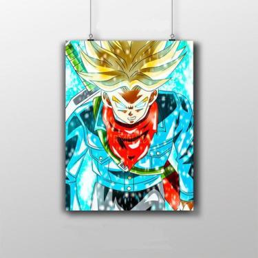 Imagem de Placa Decorativa Trunks Do Futuro Poster Dragon Ball Super Anime - Ner