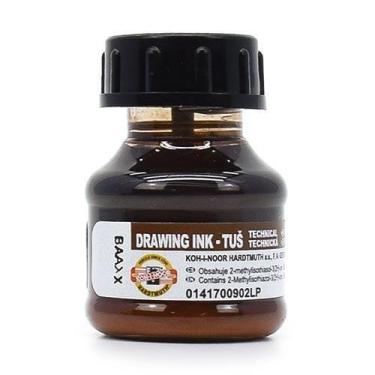 Imagem de Tinta Nanquim Drawing Ink - Koh-I-Noor, MARROM