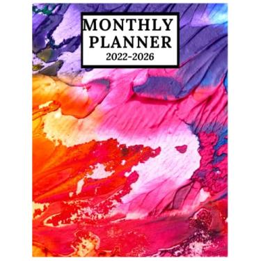 Imagem de 2022-2026 Monthly Planner: 5 year Planner. Simple clean easy to use design. Perfect way to keep track of upcoming meetings, notes and to do lists additional pages for notes. Large 8.5"x11".