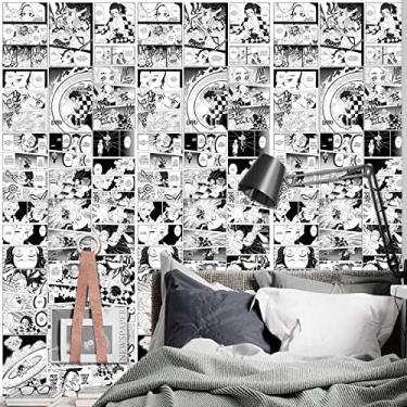 Imagem de Papel de Parede Lavável Adesivo Premium Texturizado Anime 12 - Decoração para Quarto, Sala, Escritório 3m x 40cm (3)