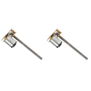 Imagem de Motor N20 Com Rosca 12v, 2 Peças, Com Eixo M4 X 55mm, Mini Motor de Engrenagem Dc para Robótica