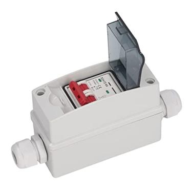 Imagem de Interruptor de Desconexão Solar DC500V PV Interruptor de Desconexão Solar, Caixa de Disjuntor Pequena à Prova D'água IP65 Caixa de Disjuntor Em Miniatura RV Com Gabinete de (40A)
