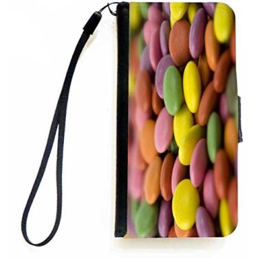 Imagem de Rikki Knight Capa tipo carteira flip pastel pastel com aba magnética para Apple iPhone 5c