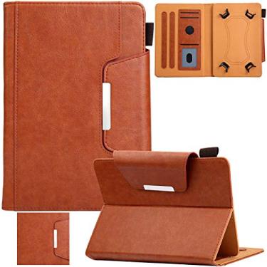 Imagem de Capa universal para tablet de 9,5 a 10,5 polegadas, capa de couro PU Artyond Slim Fit Folio com compartimentos para cartões para todos os tablets Fire HD 10, iPad 9,7 e mais de 9,6 polegadas, 9,7