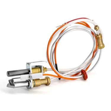 Imagem de Hipoilk Conjunto piloto 446-513A gás propano para lareiras a gás Heat-N-Glo e conjuntos de toras, peças de reposição de montagem piloto LP com termopilha para lareiras Old Heat N Glo SL2000, 4000,