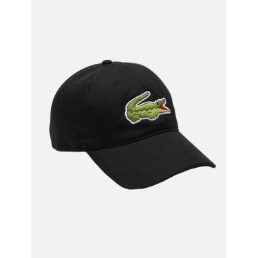 Imagem de Boné Lacoste  Big Croco Preto, UN