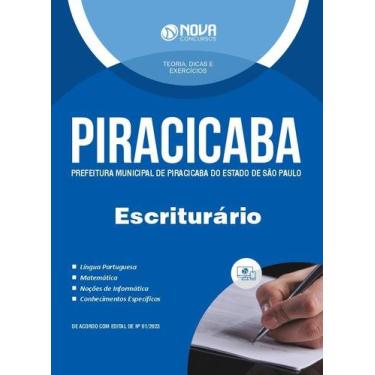 Imagem de Apostila Prefeitura de Piracicaba - SP - Escriturário - Nova Concursos