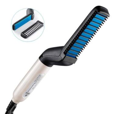 Imagem de Pente Eletrico Chapinha Modela Cabelo Curto E Longo - MODELADOR