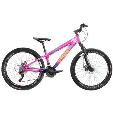 Imagem de Bicicleta Aro 26 Viking Tuff25 Flay V-Brake 18 Marcha F. Disco