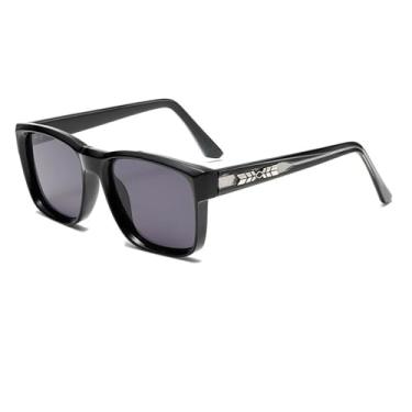 Imagem de HCPIHF Óculos de sol femininos retrô protetor solar óculos de sol masculino gradiente UV400, 1, tamanho único