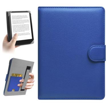 Imagem de HoYiXi Capa universal para leitor de e-book de 6 a 6,8 polegadas compatível com Kindle Paperwhite/15.2 cm Novo Kindle 2022 e 2019/Kobo Clara HD/Kobo Clara 2E, 15.2 cm EReader capa protetora bolso