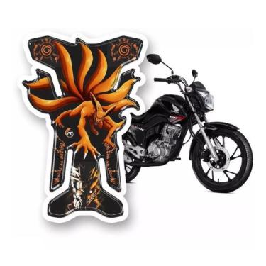 Imagem de Adesivo Cg125 150 160 Tankpad Resinado Raposa De 9 Caudas - Resitank