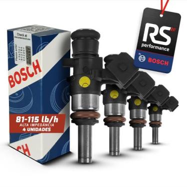 Imagem de Jogo de 4 Bicos Injetores BOSCH 108 Lbs/h 280 158 040